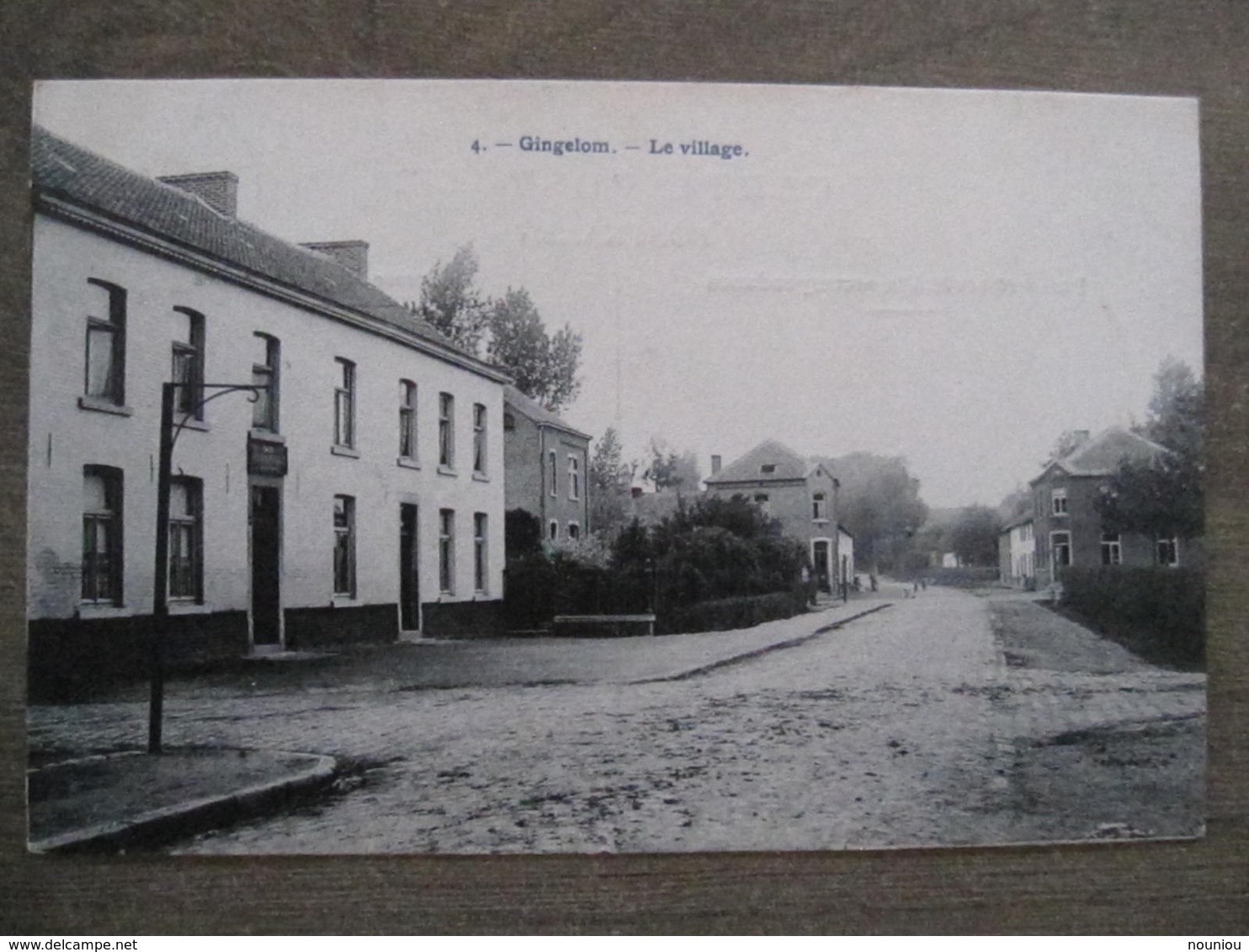 Cpa Gingelom - Le Village - Café Du Commerce - 1906 - Gingelom