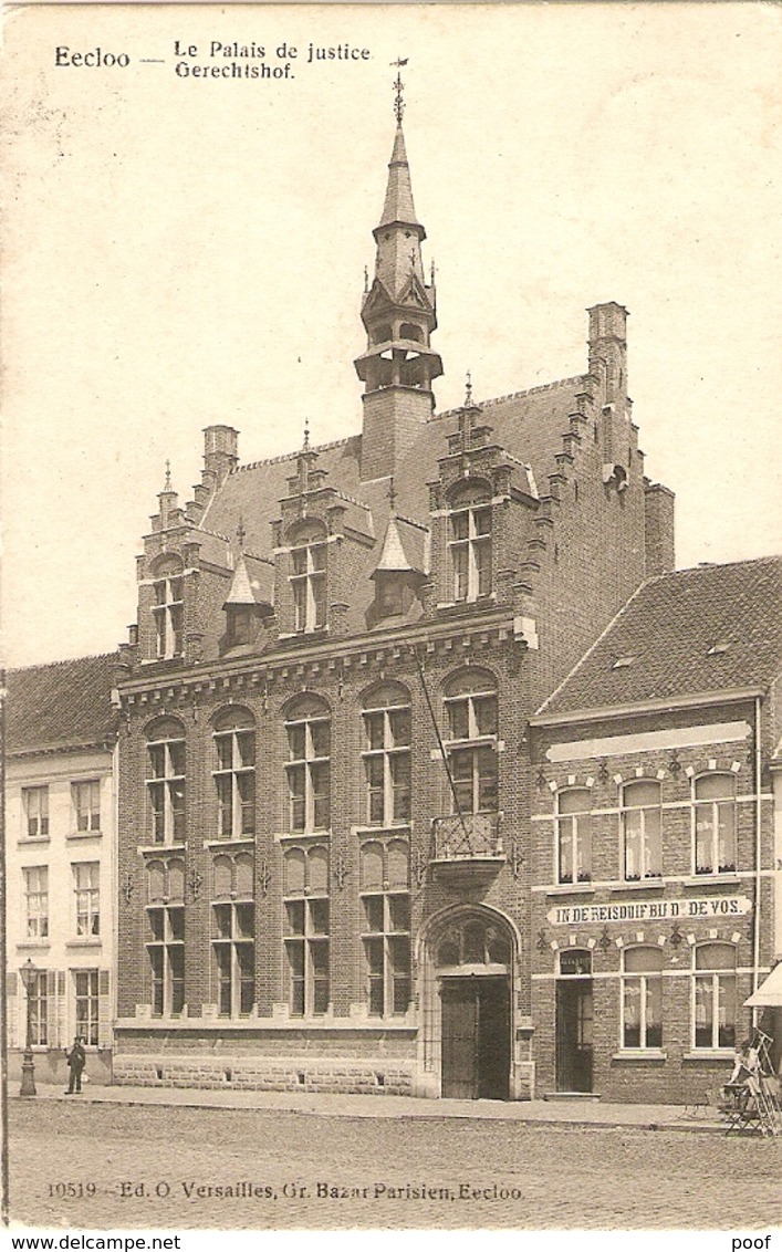 Eecloo / Eeklo : Le Palais De Justice -- Gerechtshof 1906 - Eeklo