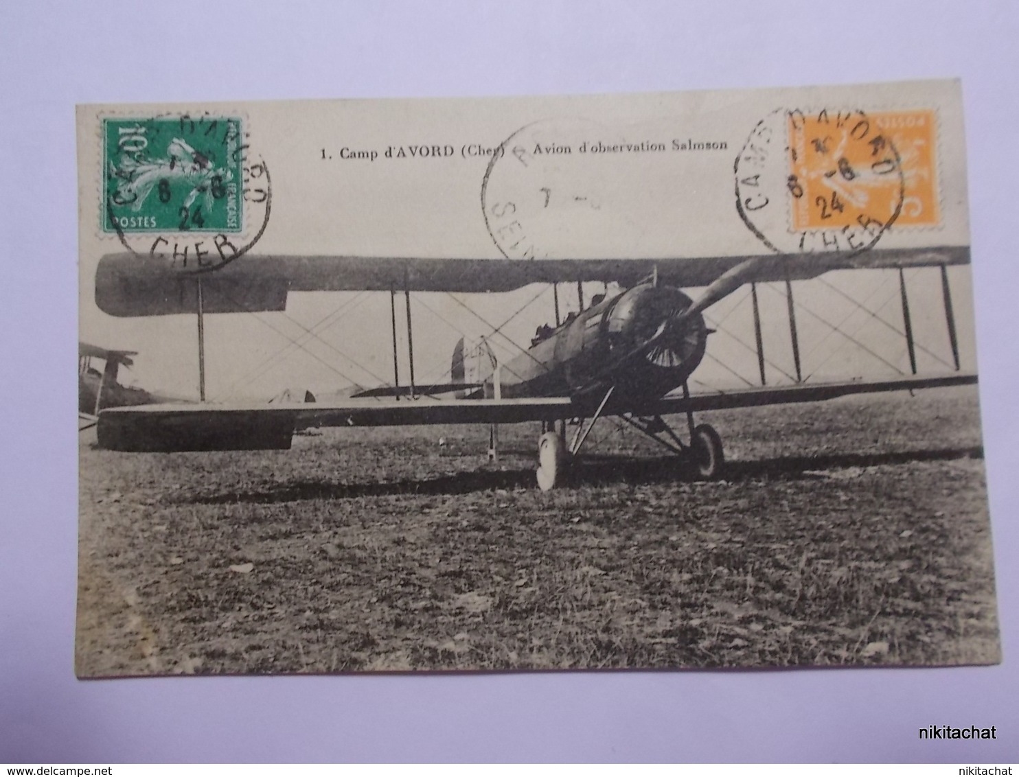 Camp D'Avord-Avion D'observation Salmson - 1914-1918: 1a Guerra