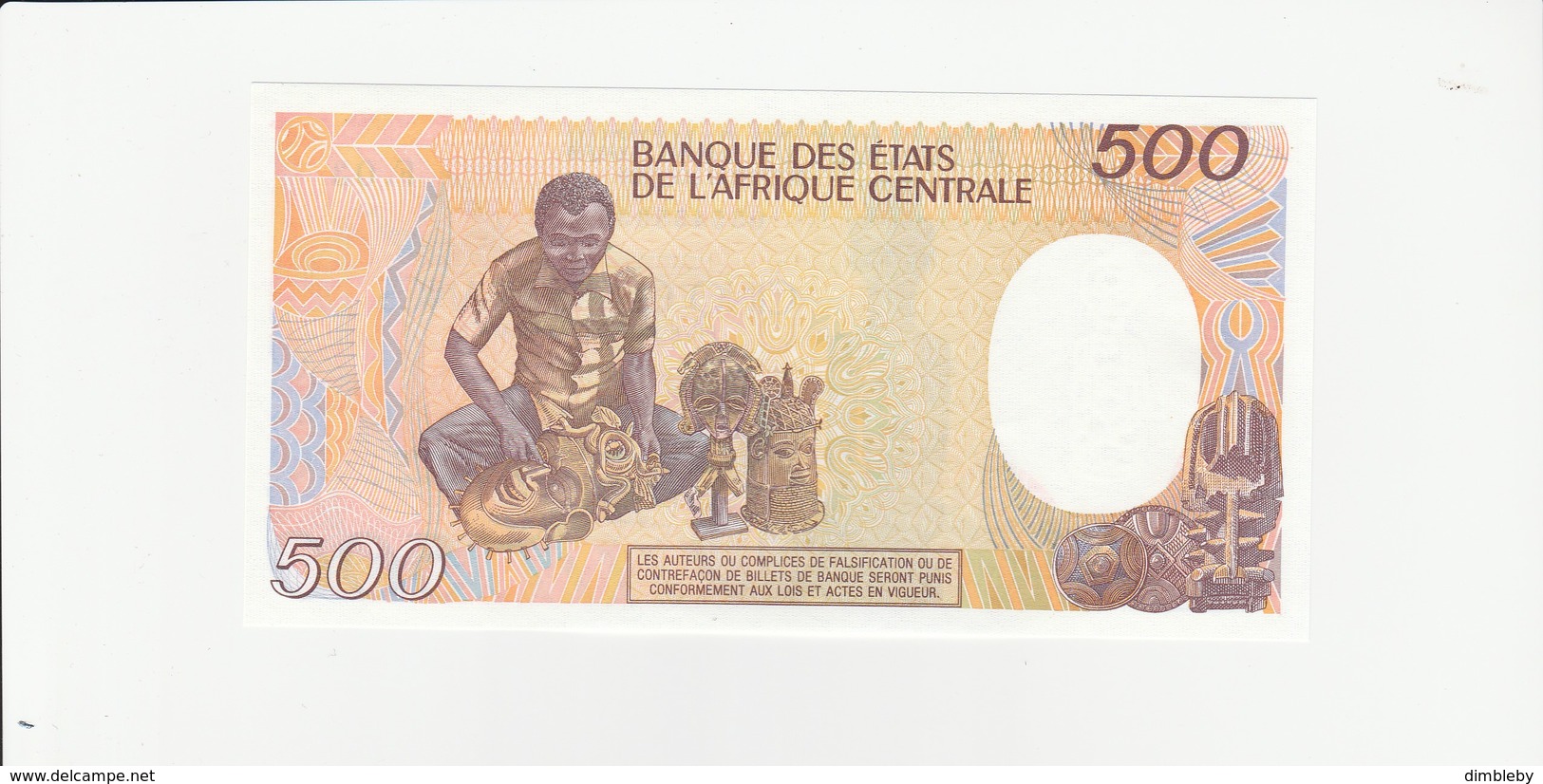 Kamerun 500 Francs UNZ - Cameroun