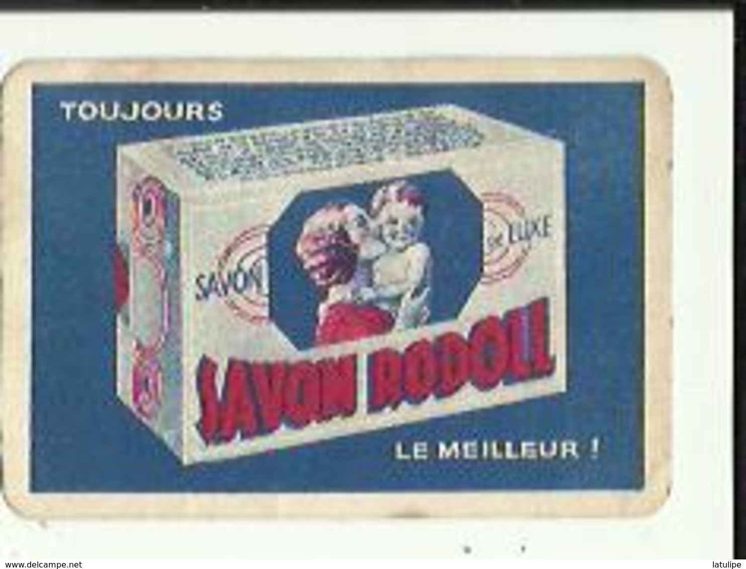 Petite  Carte De Creme Neige Et Savon  RODOLL De P  GIRAUD&Cie Pharmacien A OULLINS 69 - Produits De Beauté