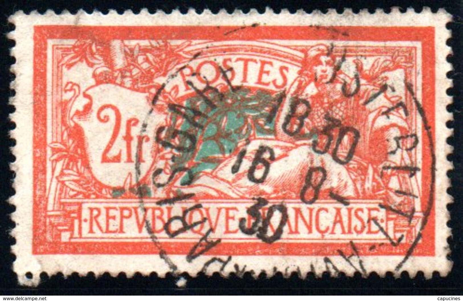 Type MERSON - 1900: 2F Violet Et Jaune - N° 122 Obli. - Oblitérés