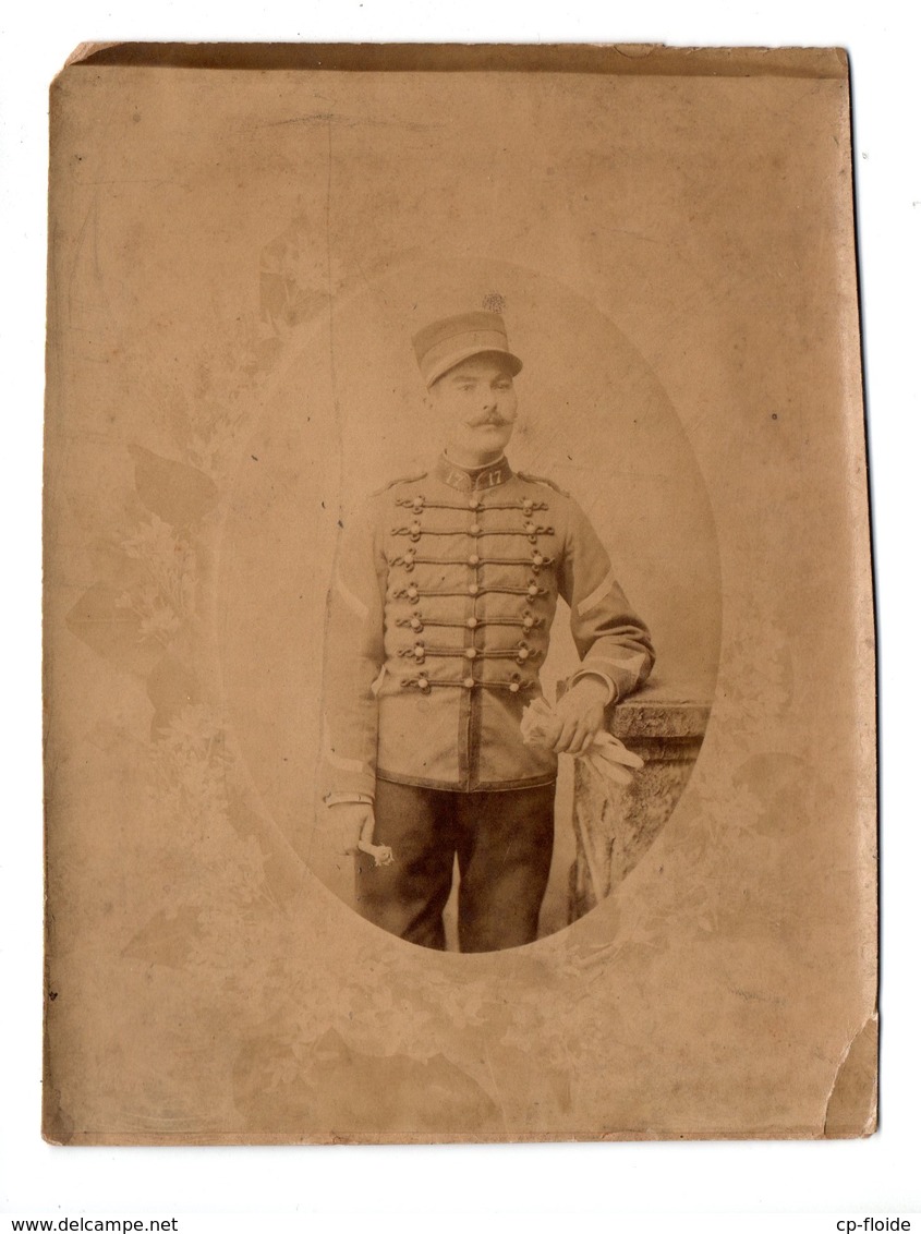 MILITARIA . MILITAIRE, SOLDAT EN UNIFORME . PHOTO . HENRI PÉRISSÉ À MONTAUBAN . " TRINGLOT " - Réf. N°18822 - - Divise