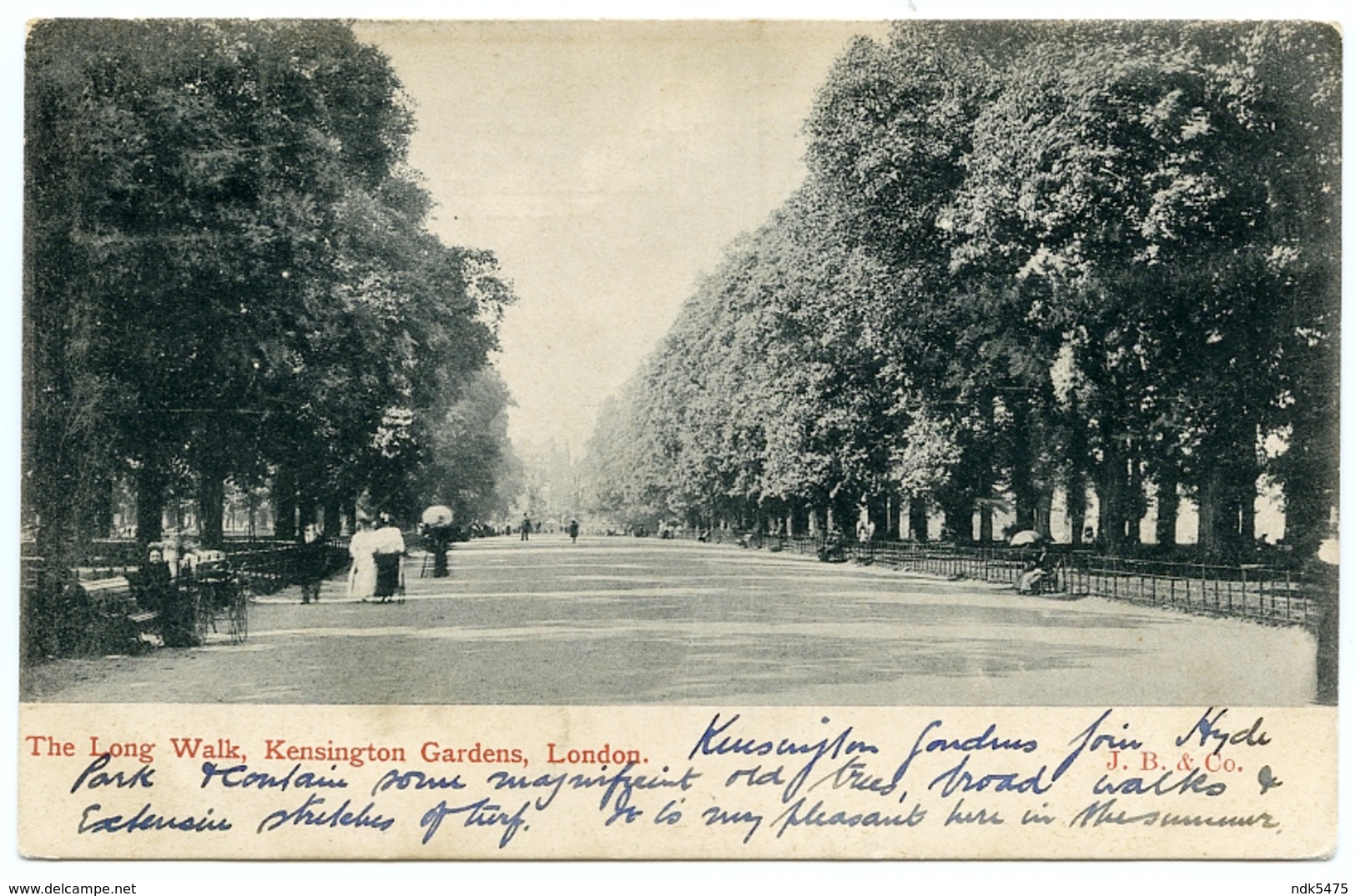 LONDON : KENSINGTON GARDENS - THE LONG WALK - London Suburbs