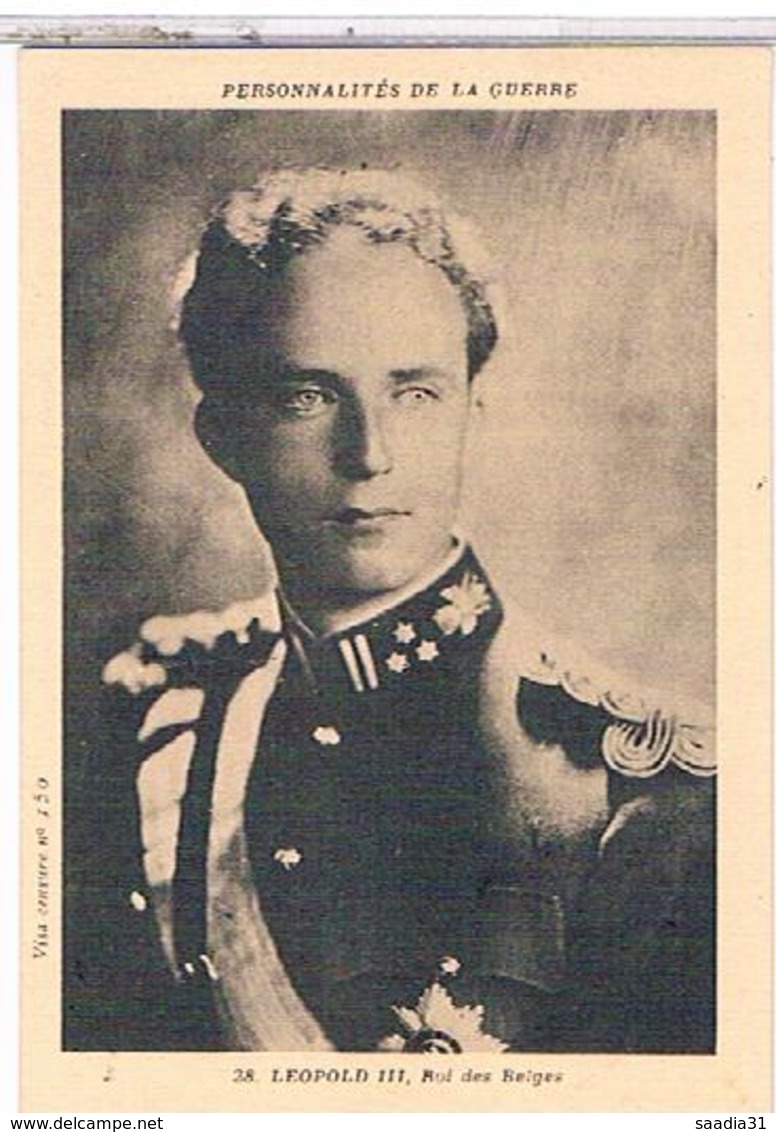 LEOPOLD  III.  ROI  DES BELGES    TBE  1Y224 - Koninklijke Families