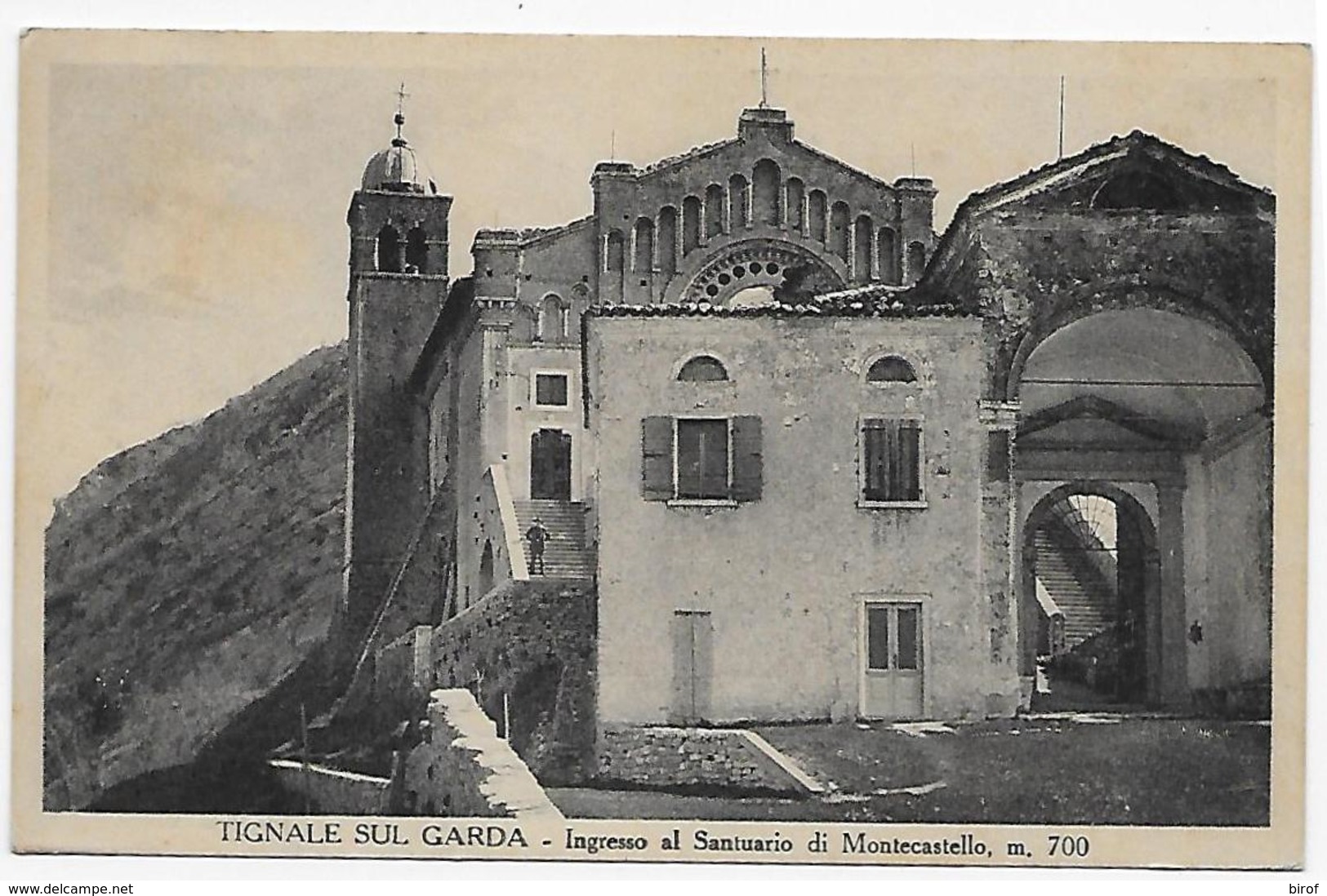 TIGNALE SUL GARDA - INGRESSO AL SANTUARIO DI MONTECASTELLO M. 700 (BS) - Brescia