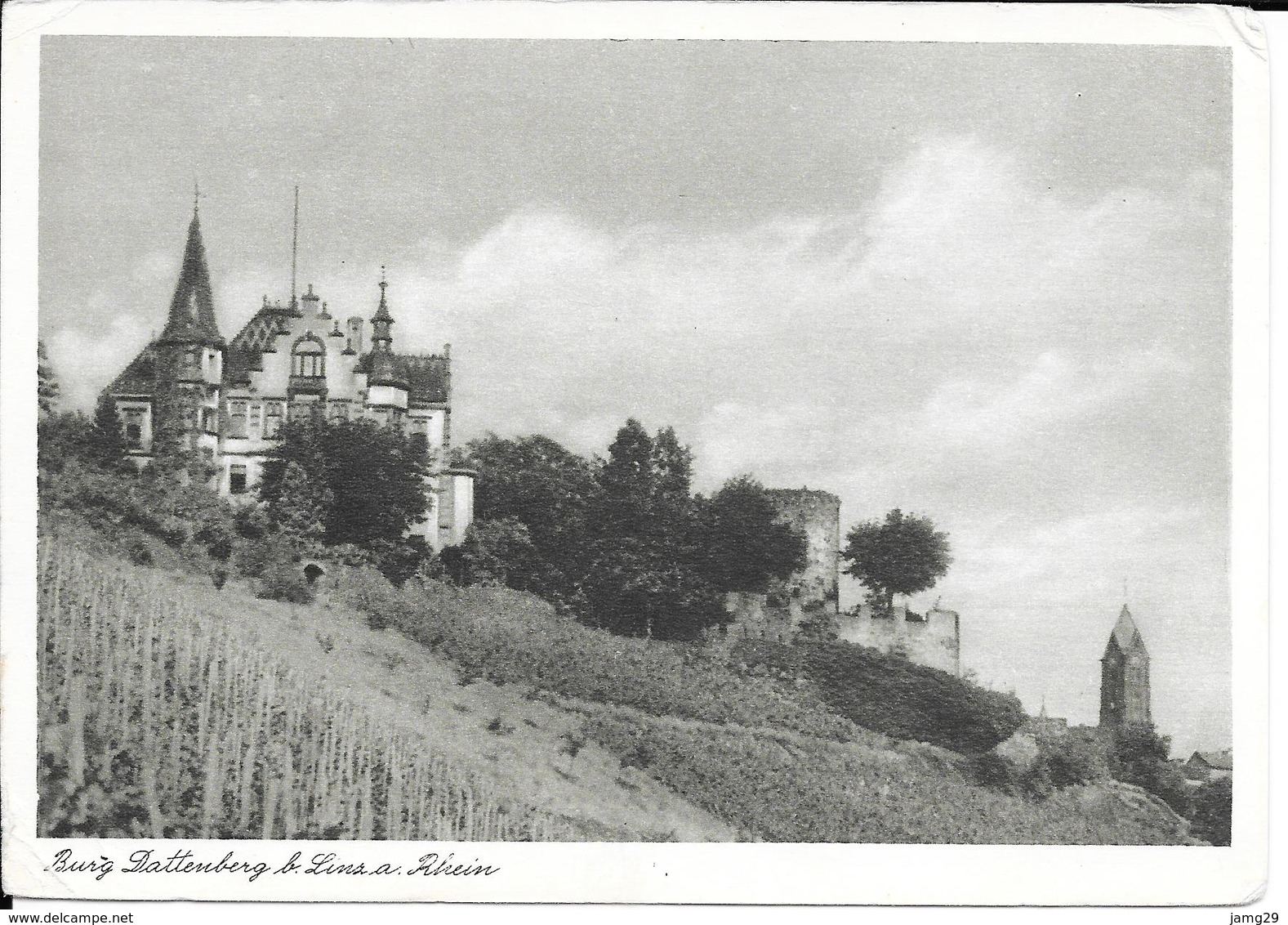 Duitsland/Deutschland, Linz Am Rhein, Burg Dattenberg, Ca. 1950 - Linz A. Rhein