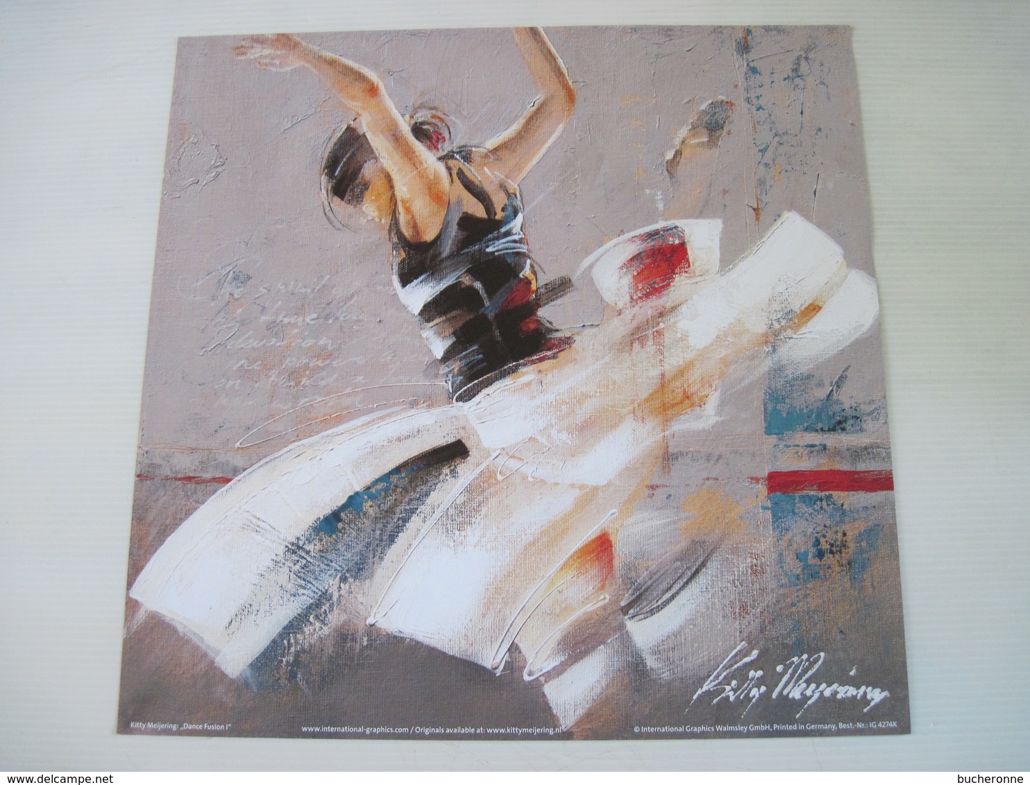 Reproduction Original International-graphics Kitty Meijering Dance Fusion - Other & Unclassified