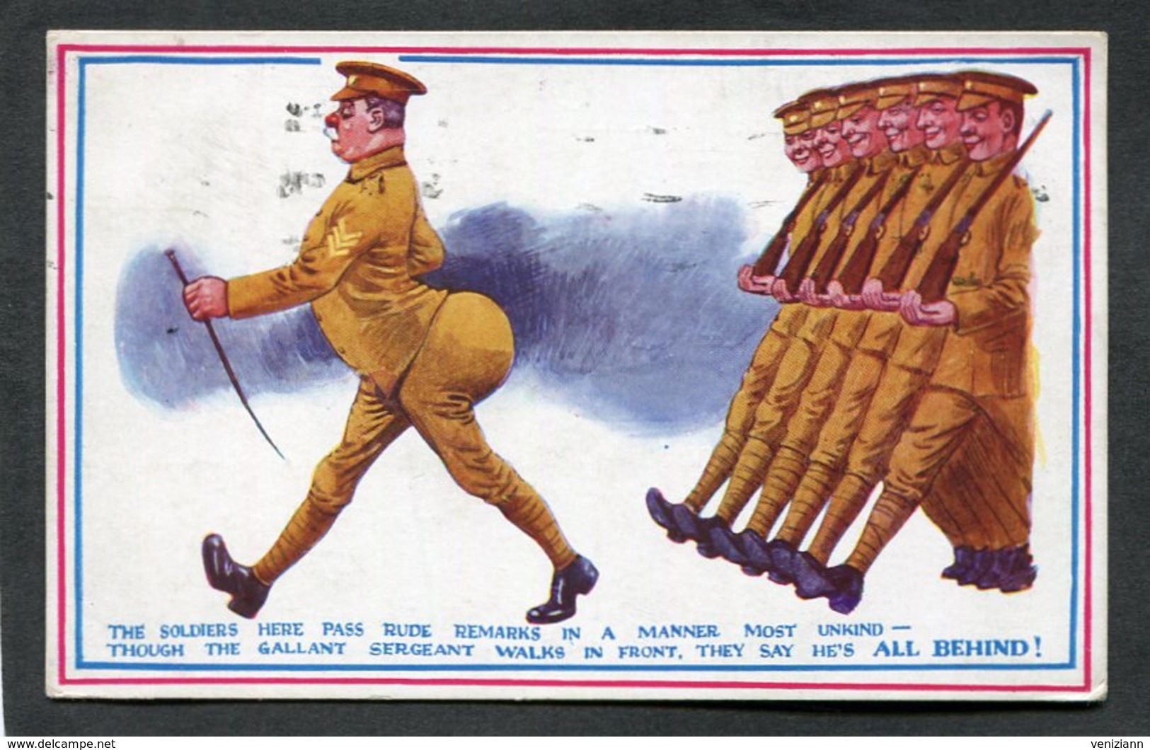 CPA - Illustration - The Soldiers Here Pass Rude Remarks In A Manner Most Unkind - Guerre 1914-18