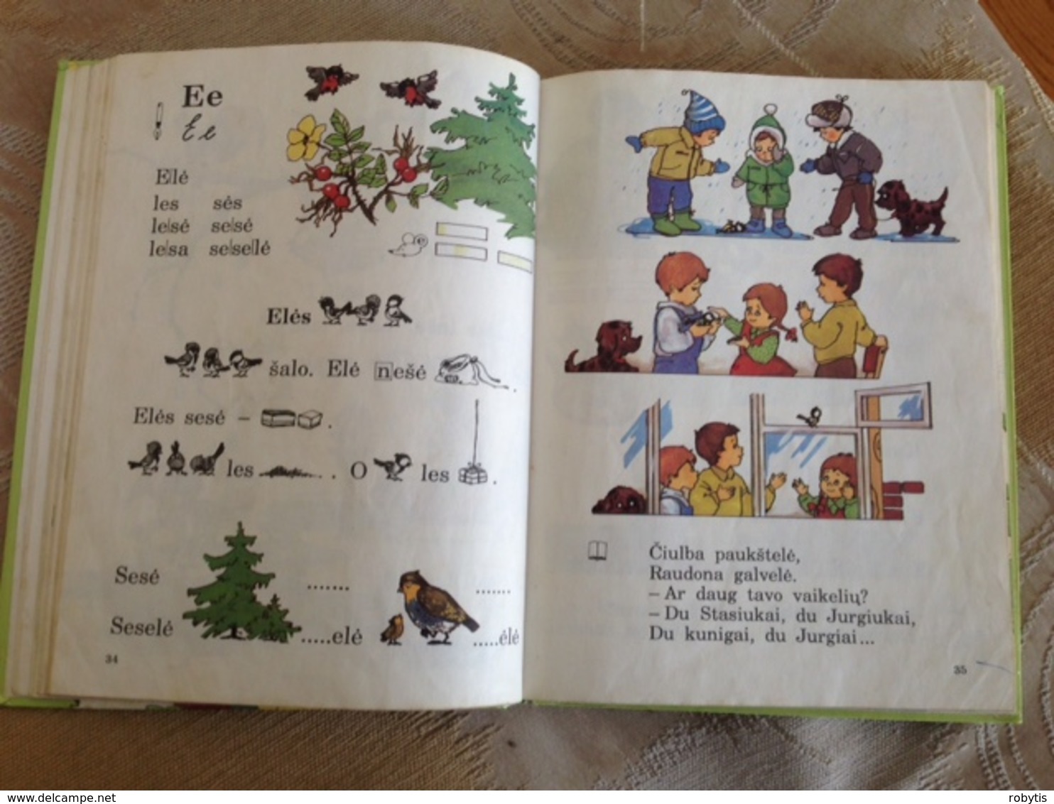 Lithuania School Book 1992 - Otros & Sin Clasificación