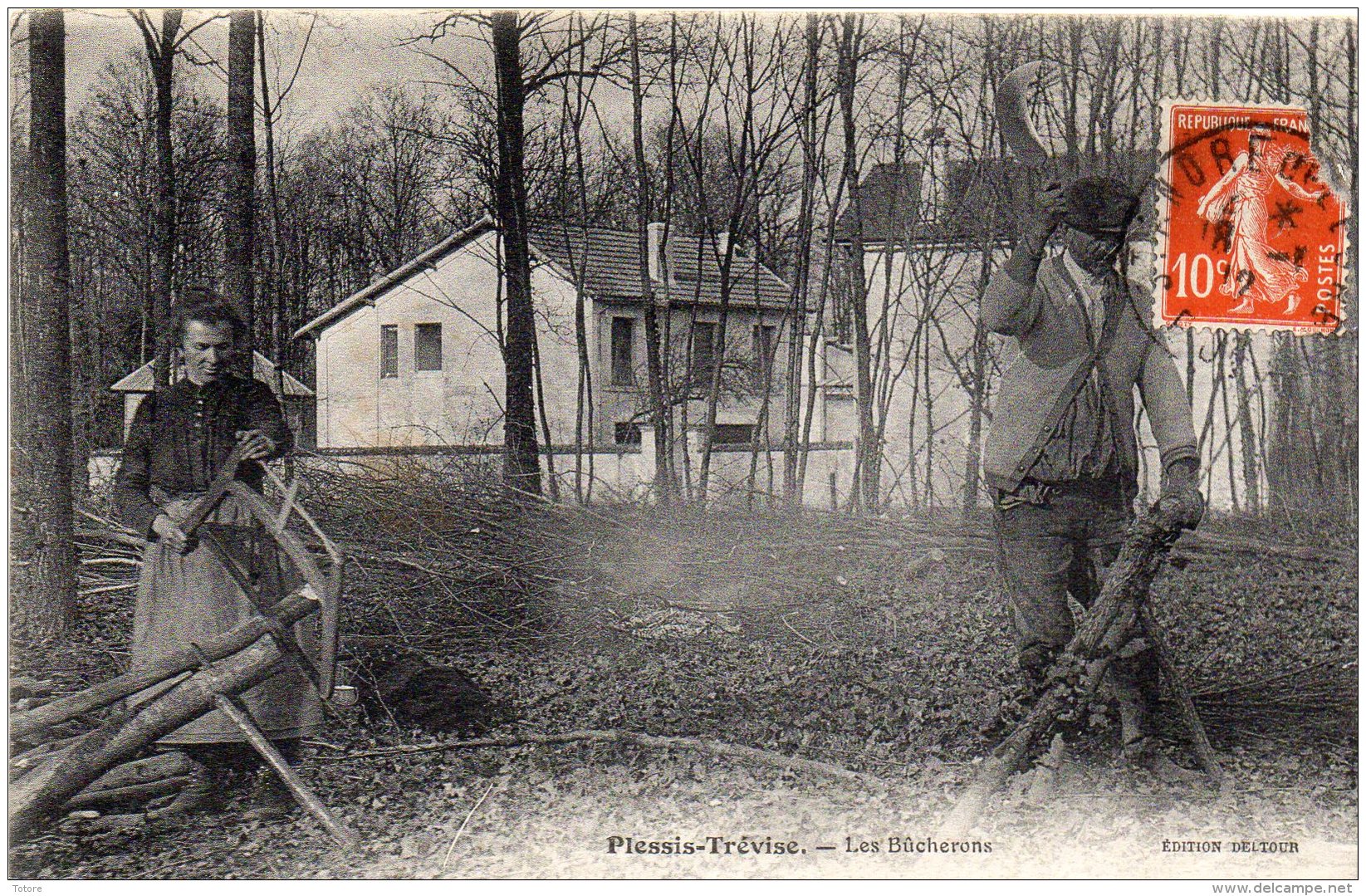 PLESSIS TREVISE  -  Les Bucherons - Le Plessis Trevise