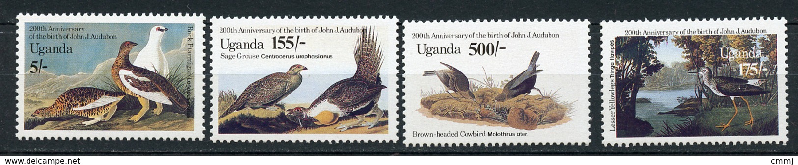 1985 - UGANDA - Catg.. Mi. 449/452  - (I-SRA3207.23) - Uganda (1962-...)