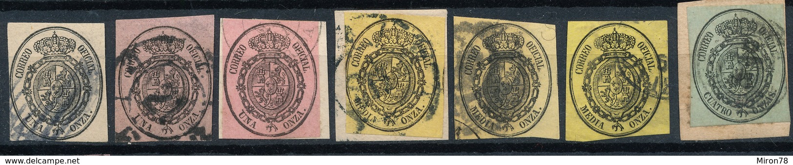 Stamp Spain 1854 Used - Oblitérés