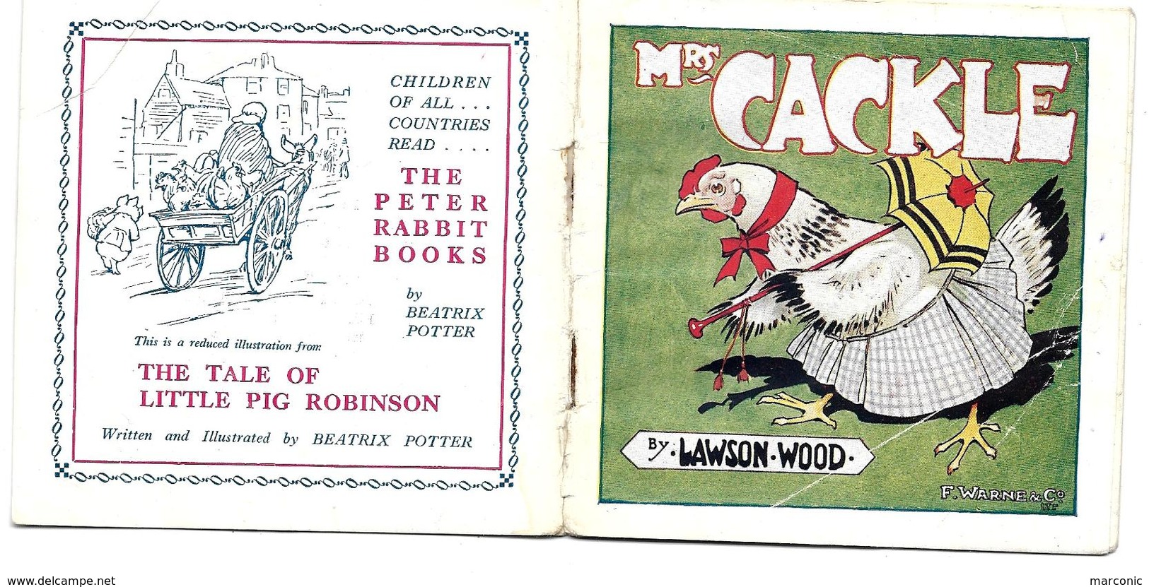 Mrs CACKLE And Her Troublesome Son - By Lawson WOOD - 1919 - 1897 - 1937: Edad De Plata