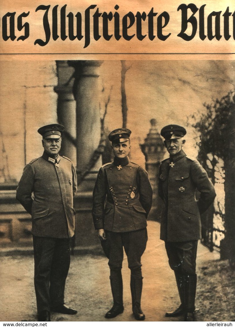 Hoeppner, Richthofen, Thomsen / Druck, Entnommen Aus Zeitschrift / 1917 - Colis