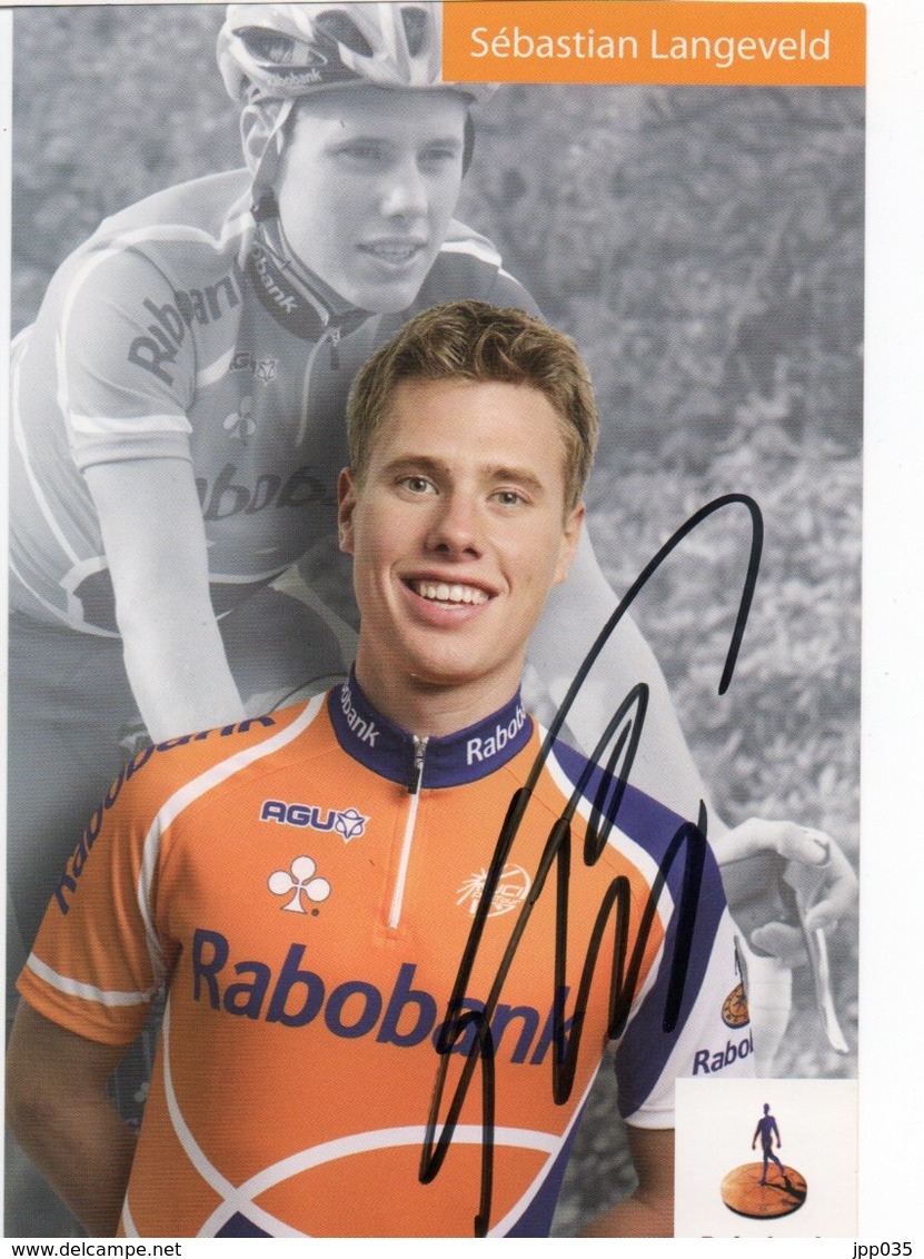 CYCLISME TOUR  DE  FRANCE  AUTOGRAPHE SEBASTIAN LANGEVELD - Cyclisme