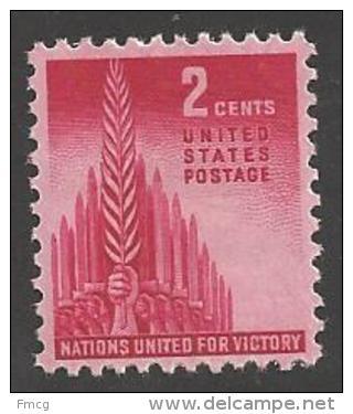 1943 2 Cents Allied Nations, Mint Never Hinged - Unused Stamps