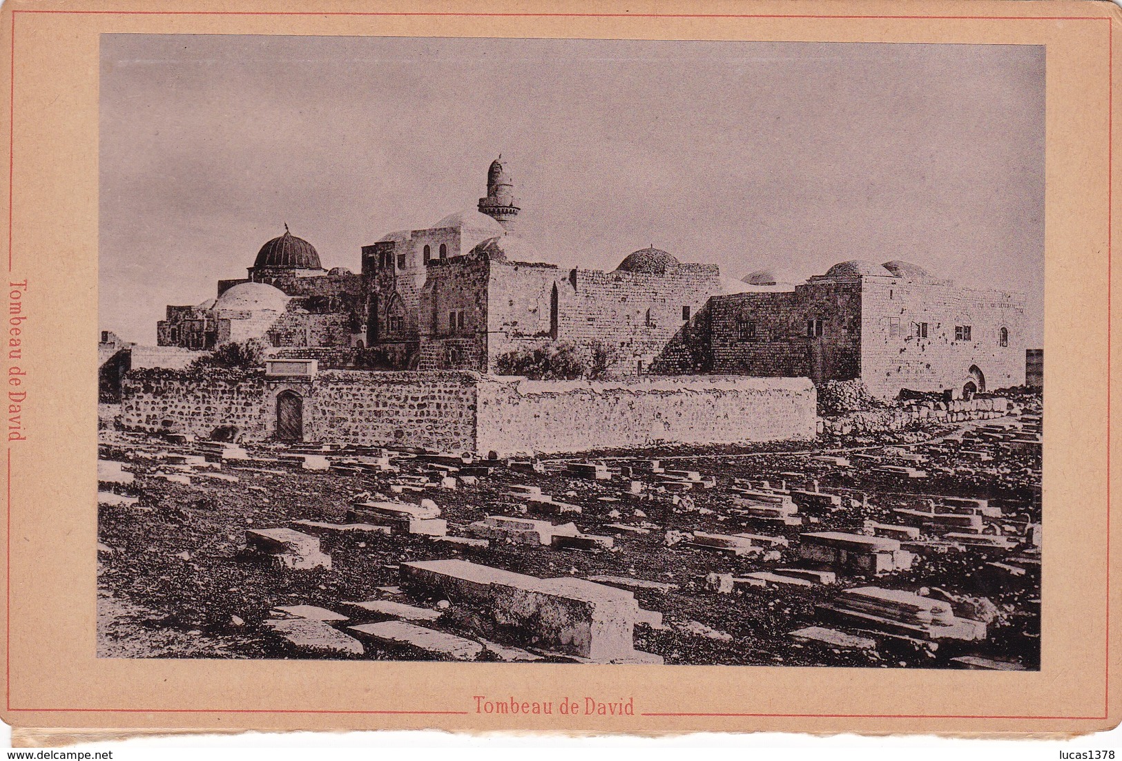 ISRAEL / JERUSALEM / PHOTO COLLEE / TOMBEAU DE DAVID - Israel