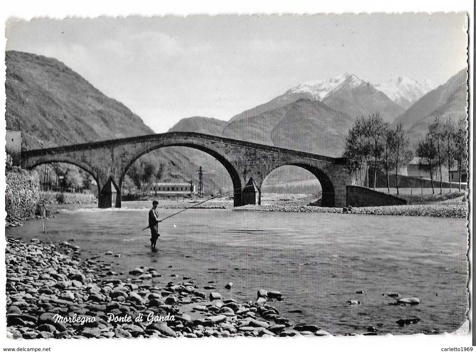 MORBEGNO PONTE DI GANDA VIAGGIATA FG - Sondrio