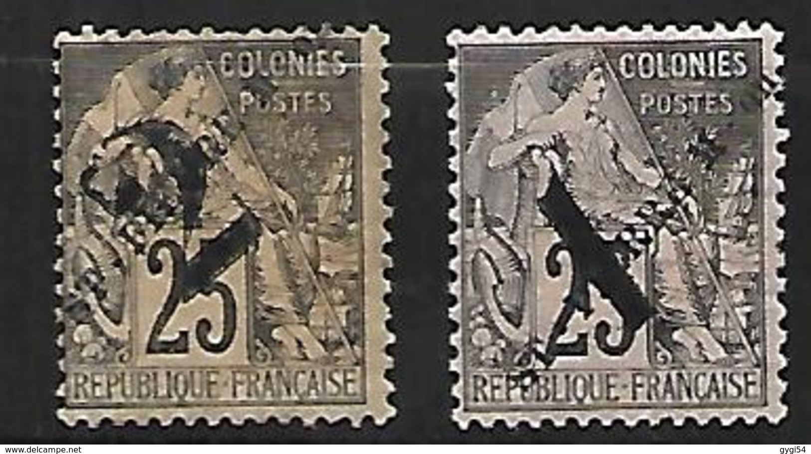 Saint Pierre Et Miquelon  1892   Cat Yt N°  45, 46  N* MLH - Neufs