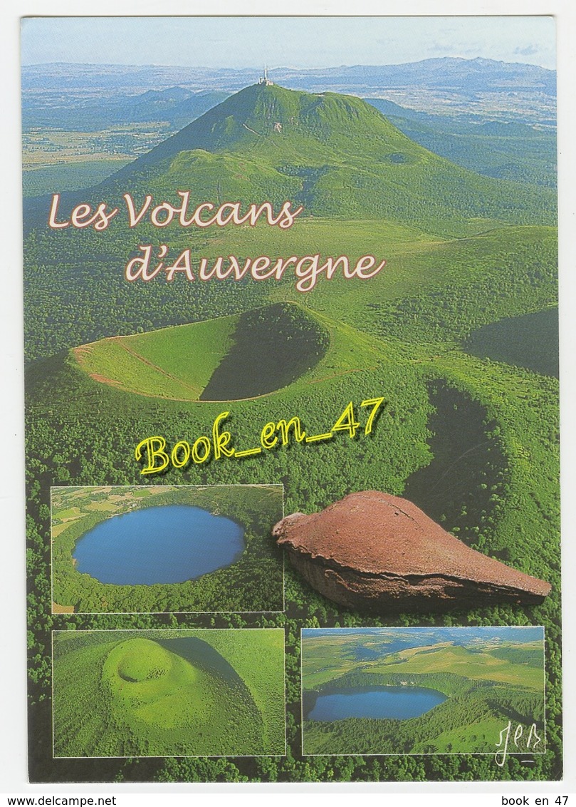 {70701} 63 Puy De Dôme Les Volcans D' Auvergne , Multivues ; Puy De Dôme Puy De Pariou Gour De Tazemat Puy De Côme - Auvergne