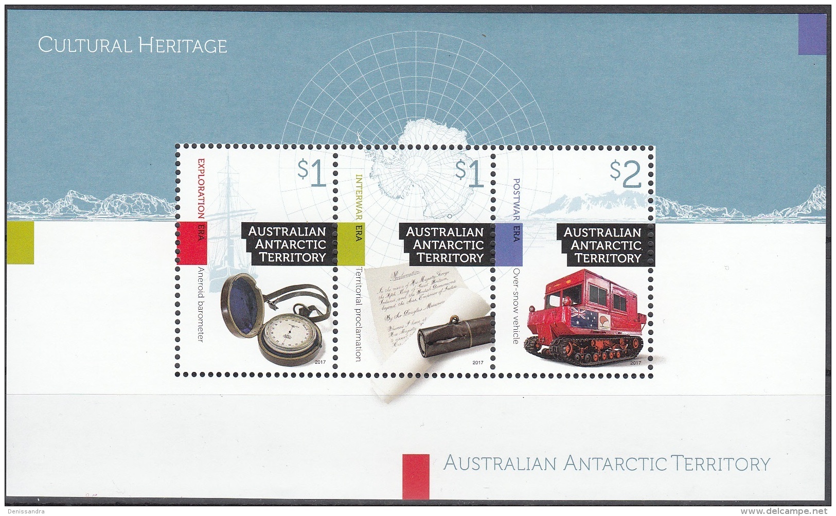 Australian Antarctic Territory 2017 Bloc Feuillet Patrimoine Culturel Neuf ** - Neufs