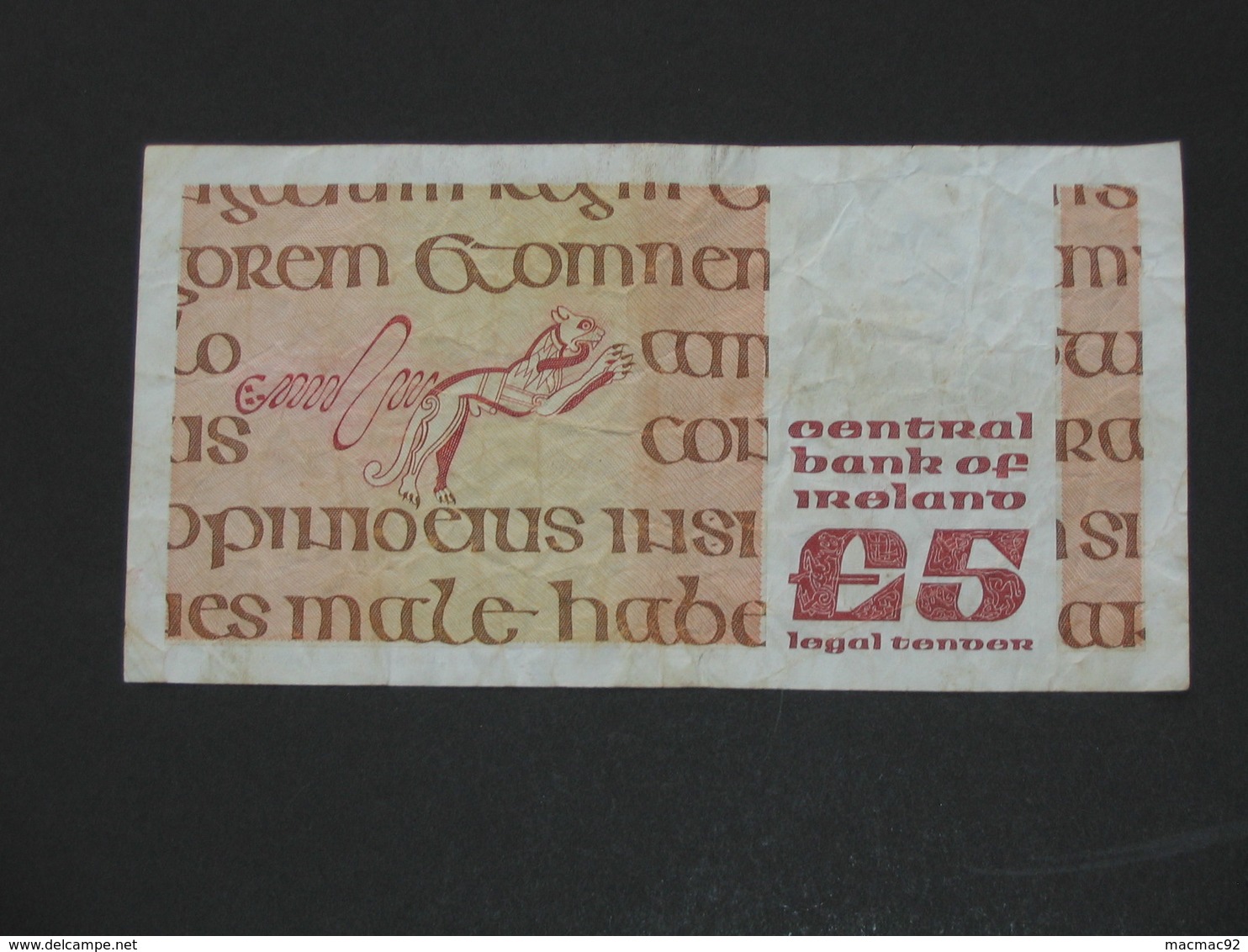 5 Five Pound 1992 - IRLANDE - Provincial Bank Of Ireland Limited    **** EN  ACHAT IMMEDIAT  **** - Irlande