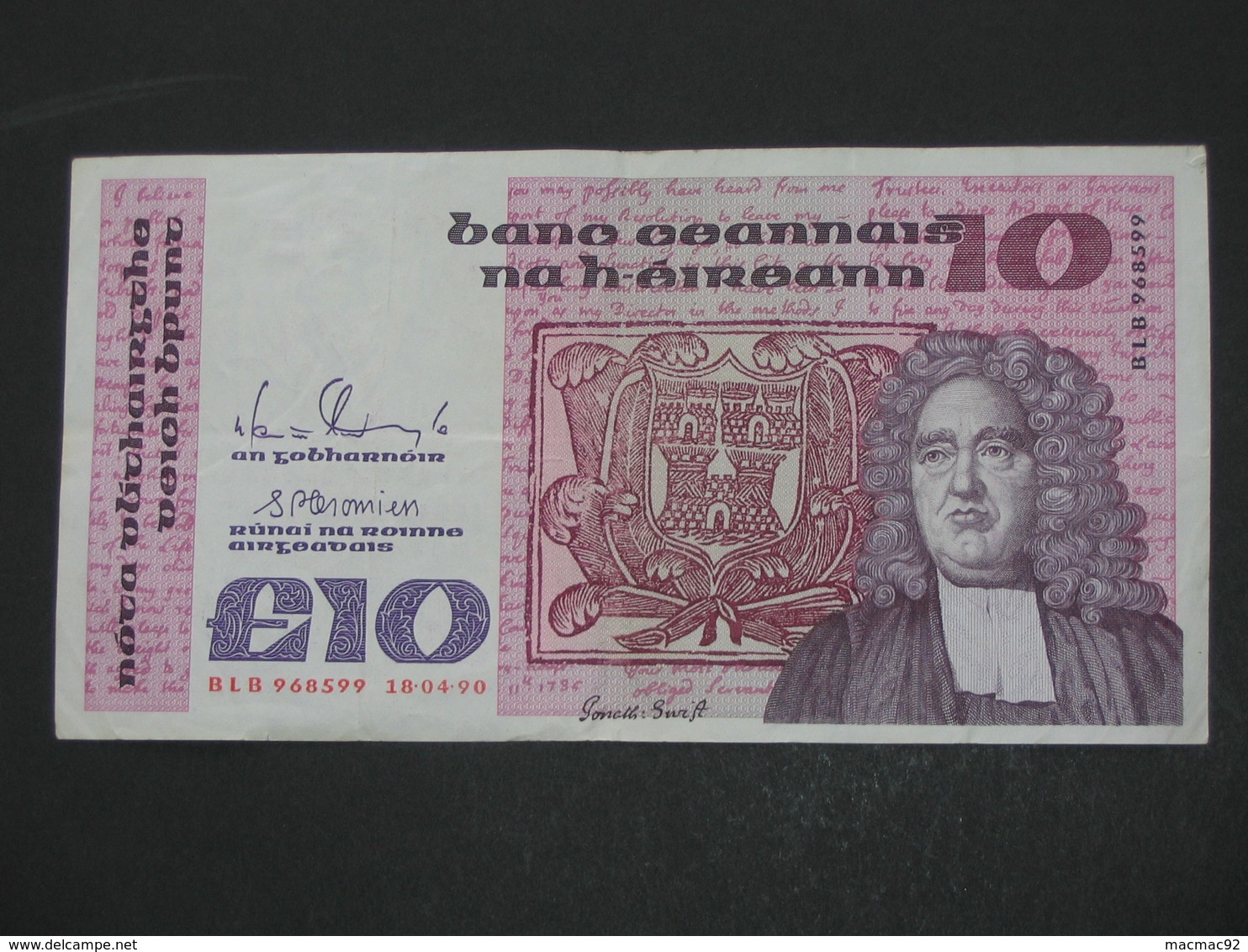 10 Ten  Pound 1990 - IRLANDE - Provincial Bank Of Ireland Limited    **** EN  ACHAT IMMEDIAT  **** - Irlande