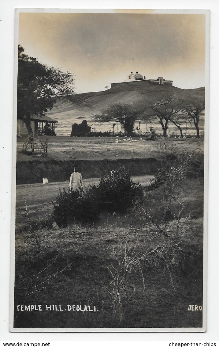 Deolali - Temple Hill - Photographic Card - India