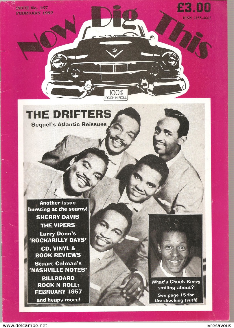 Now Dig This 100% Rock'n Roll  N°167 De Février 1997 THE DRIFTERS Sequel's Atlantic Reissues - Divertissement