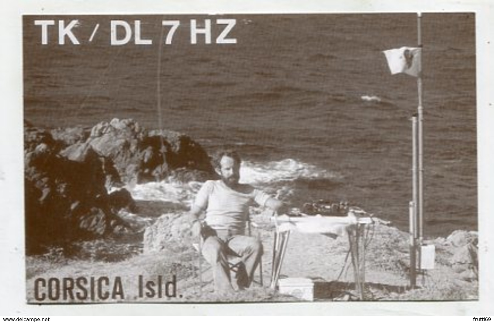 QSL CARD  - AK 322734 France - Corsica Isld. - Radio-amateur