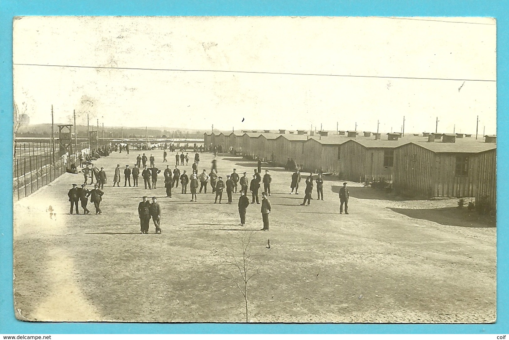 Foto-kaart " Krijgsgevangenen / Camp" Verzonden Van SOLTAU Naar MONS - Prisonniers