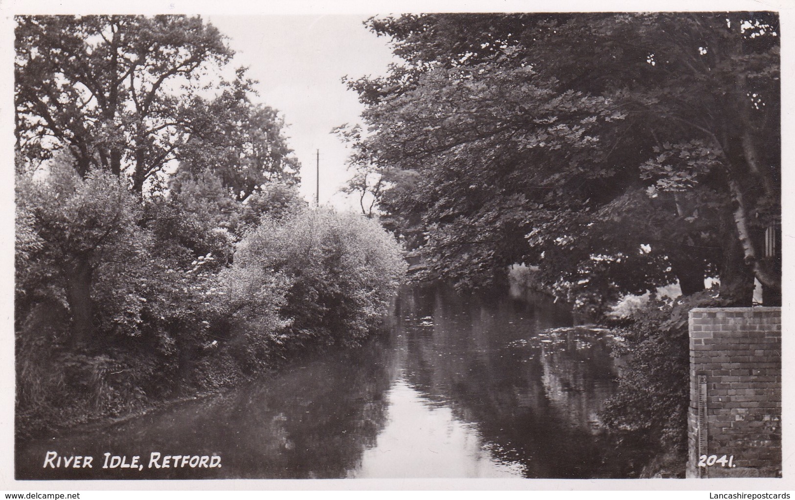 Postcard The River Idle Retford Nottinghamshire RA Series RP My Ref  B12105 - Other & Unclassified