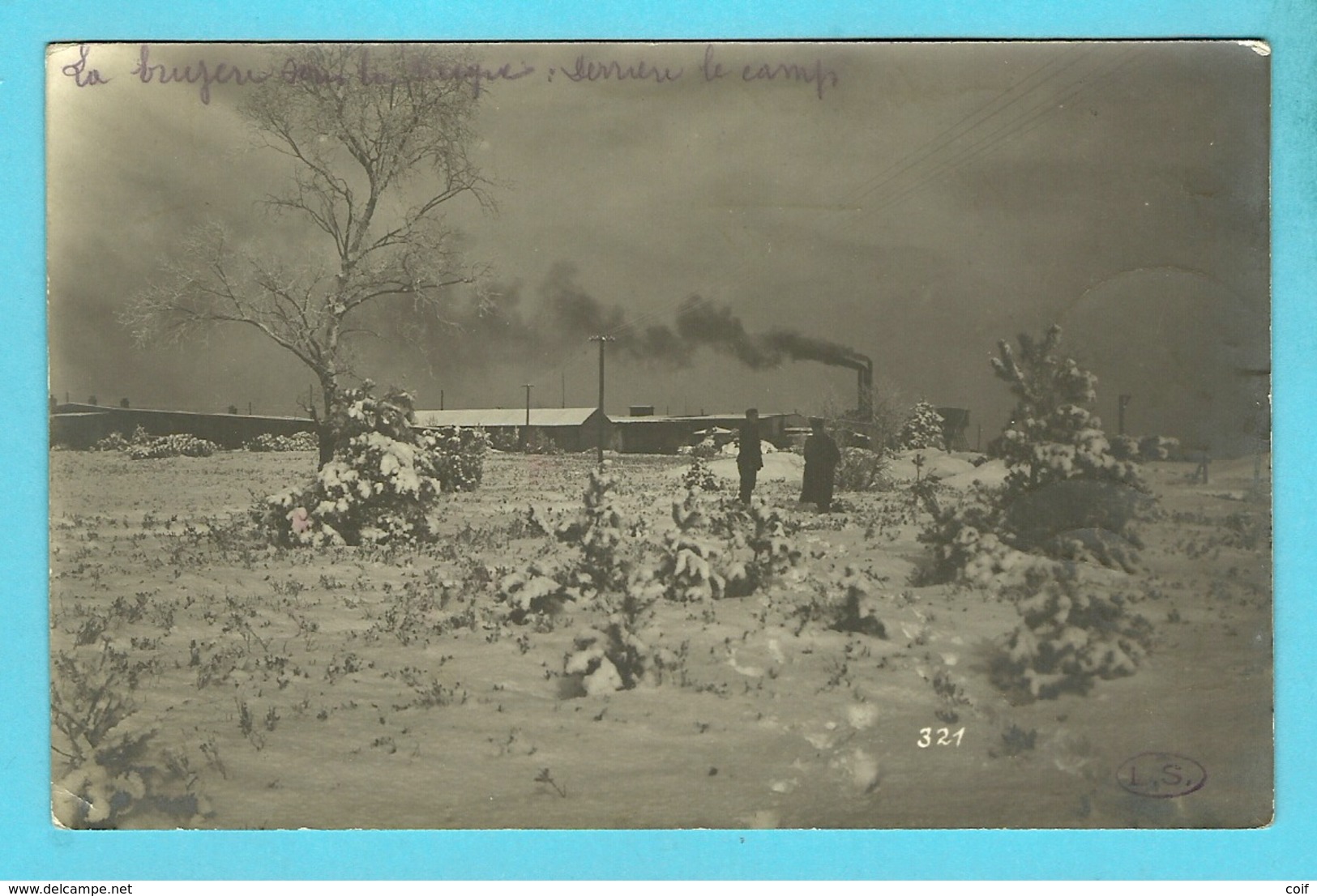 Foto-kaart " Krijgsgevangenen / Camp" Verzonden Van Camp / SOLTAU Naar MONS - Prisoners