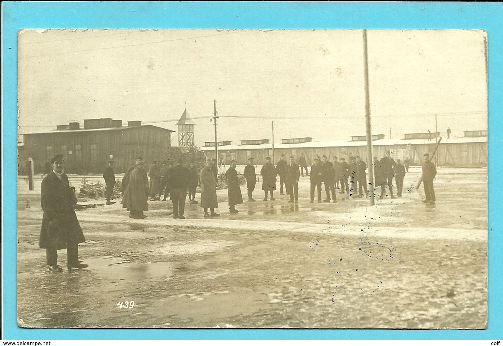 Foto-kaart " Krijgsgevangenen / Camp" Verzonden Van SOLTAU Naar MONS - Kriegsgefangenschaft