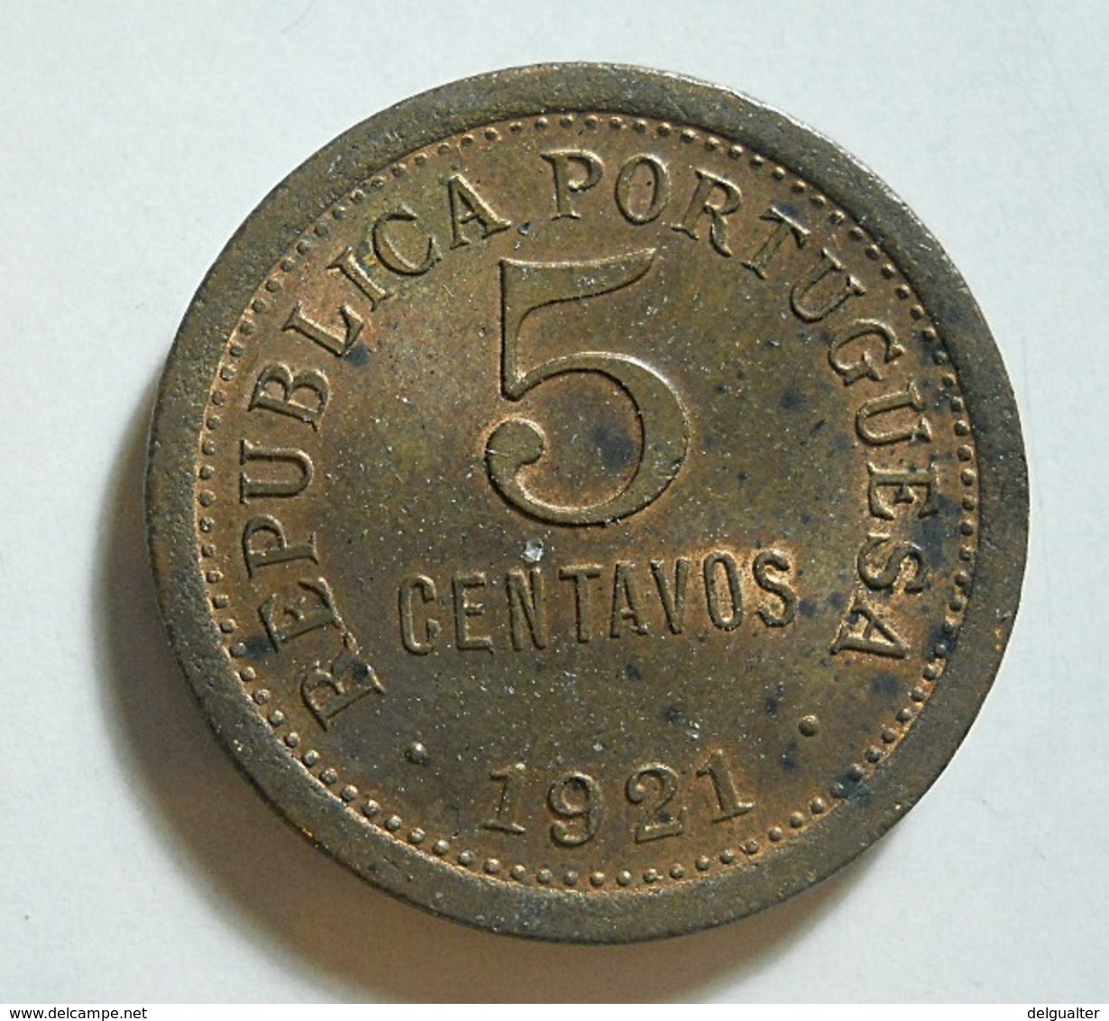 Portugal 5 Centavos 1921 - Portugal