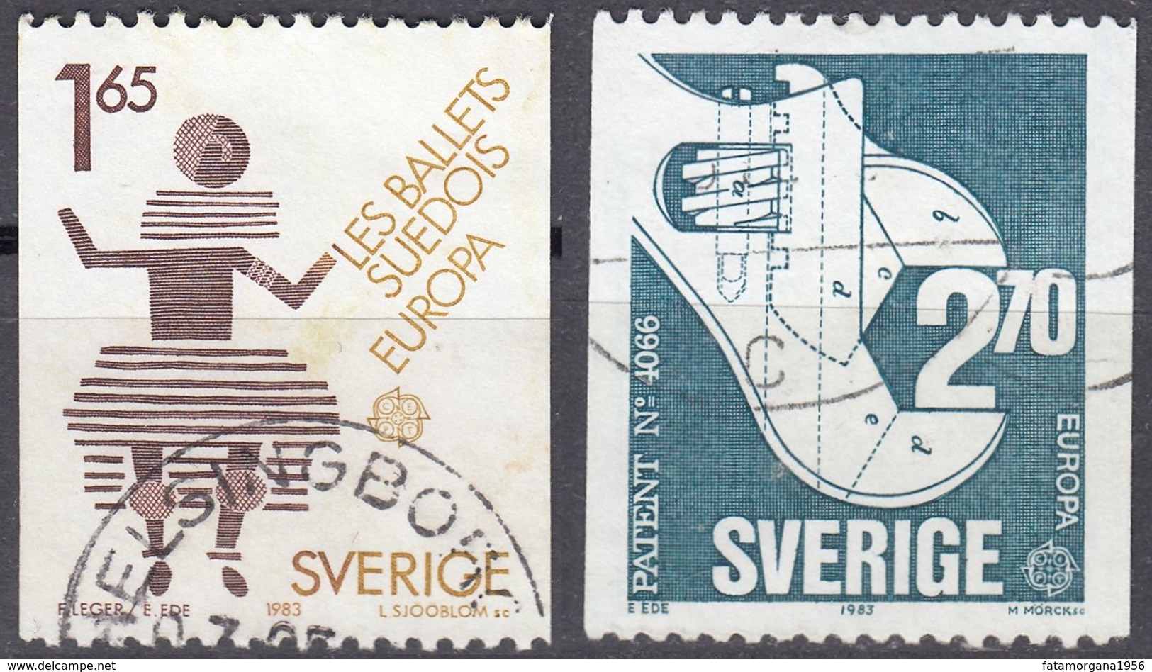 SWEDEN - SVEZIA - SVERIGE - 1983 - Serie Completa Obliterata Yvert 1219/1220; 2 Valori. - Gebraucht