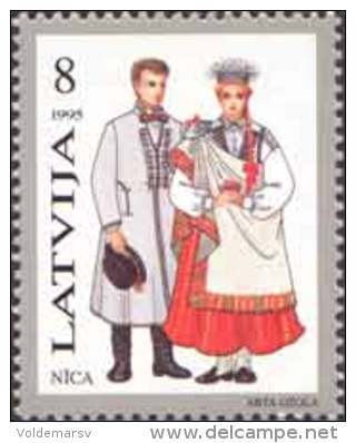 Latvia 1995 Mih. 407 Traditional Costumes MNH ** - Lettland