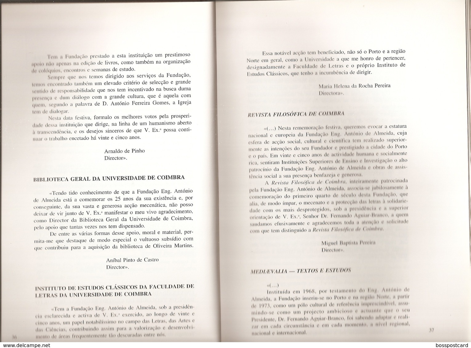 Porto - Fundação Eng. António de Almeida - Comemoração do 25º Aniversário - Portugal