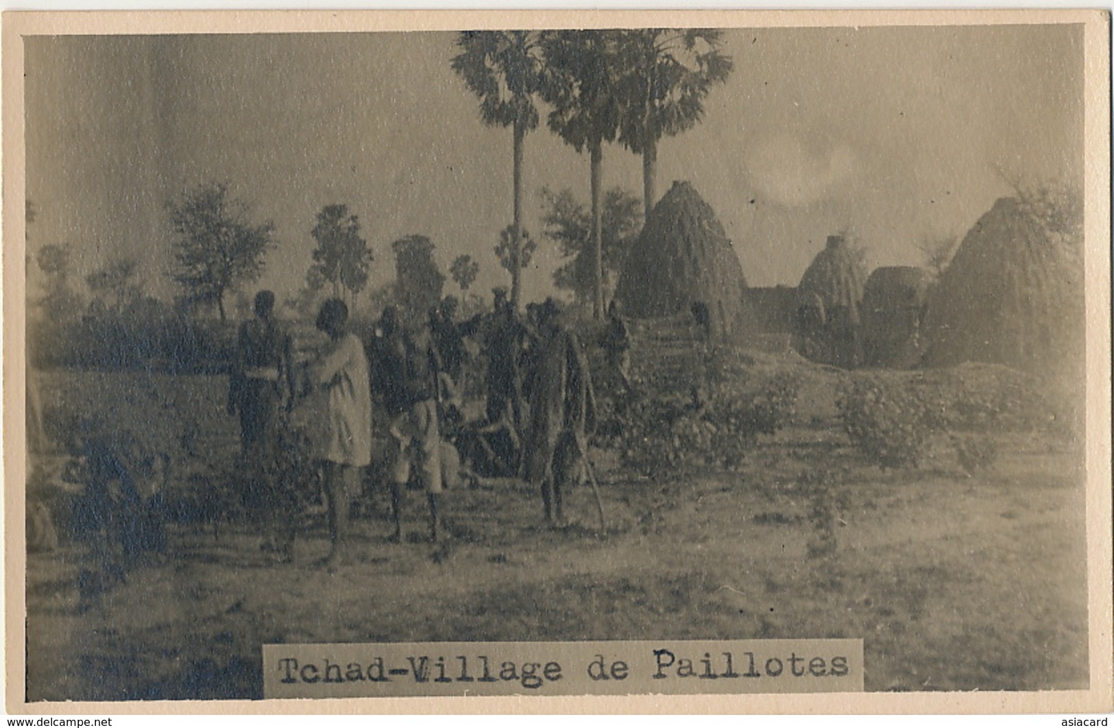 Real Photo Village De Paillotes - Tchad