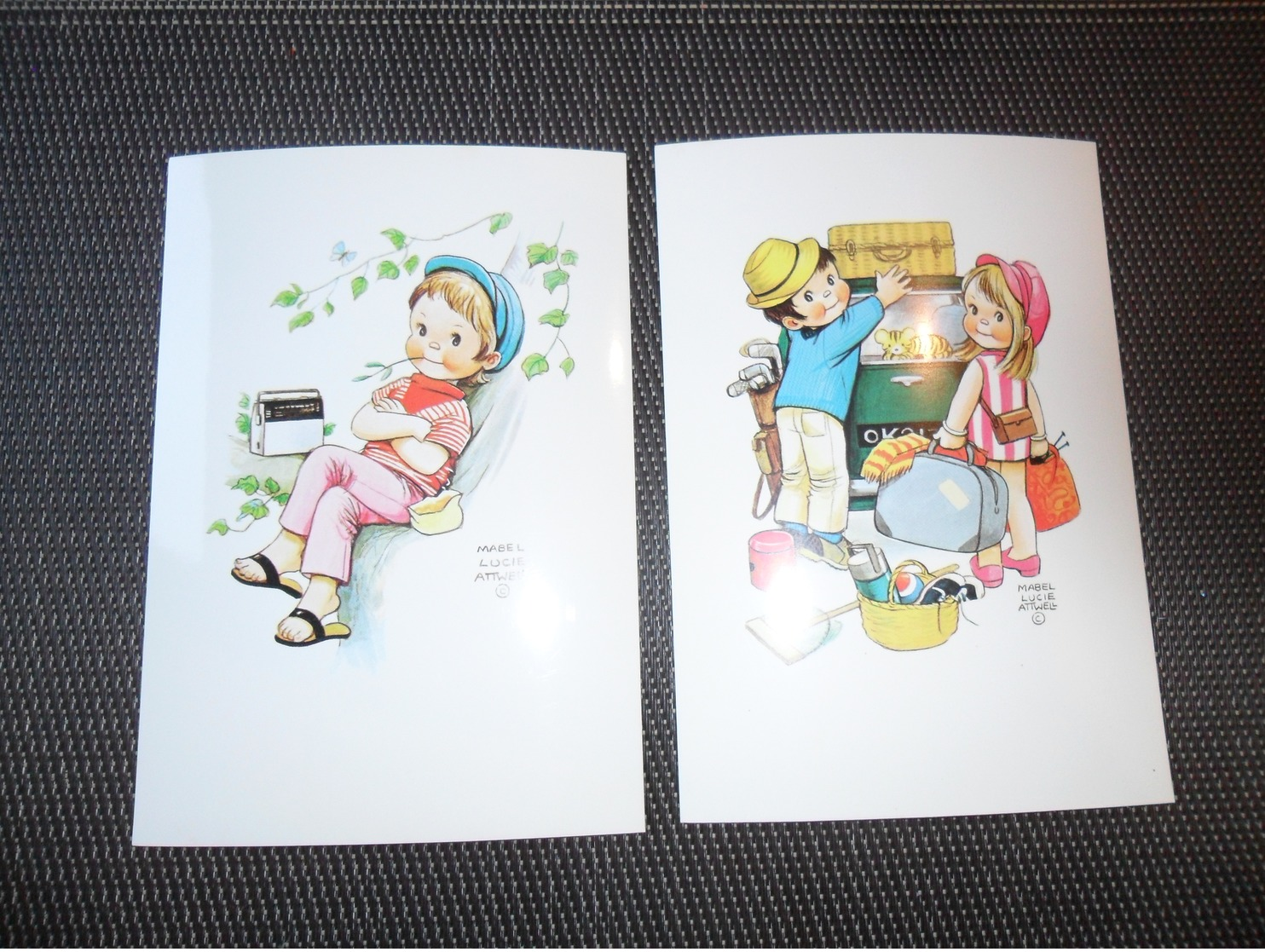 Beau Lot De 19 Cartes Postales De Fantaisie Illustrateur Mabel Lucie Attwell     Mooi Lot Van 19 Postkaarten  Fantasie - 5 - 99 Cartes