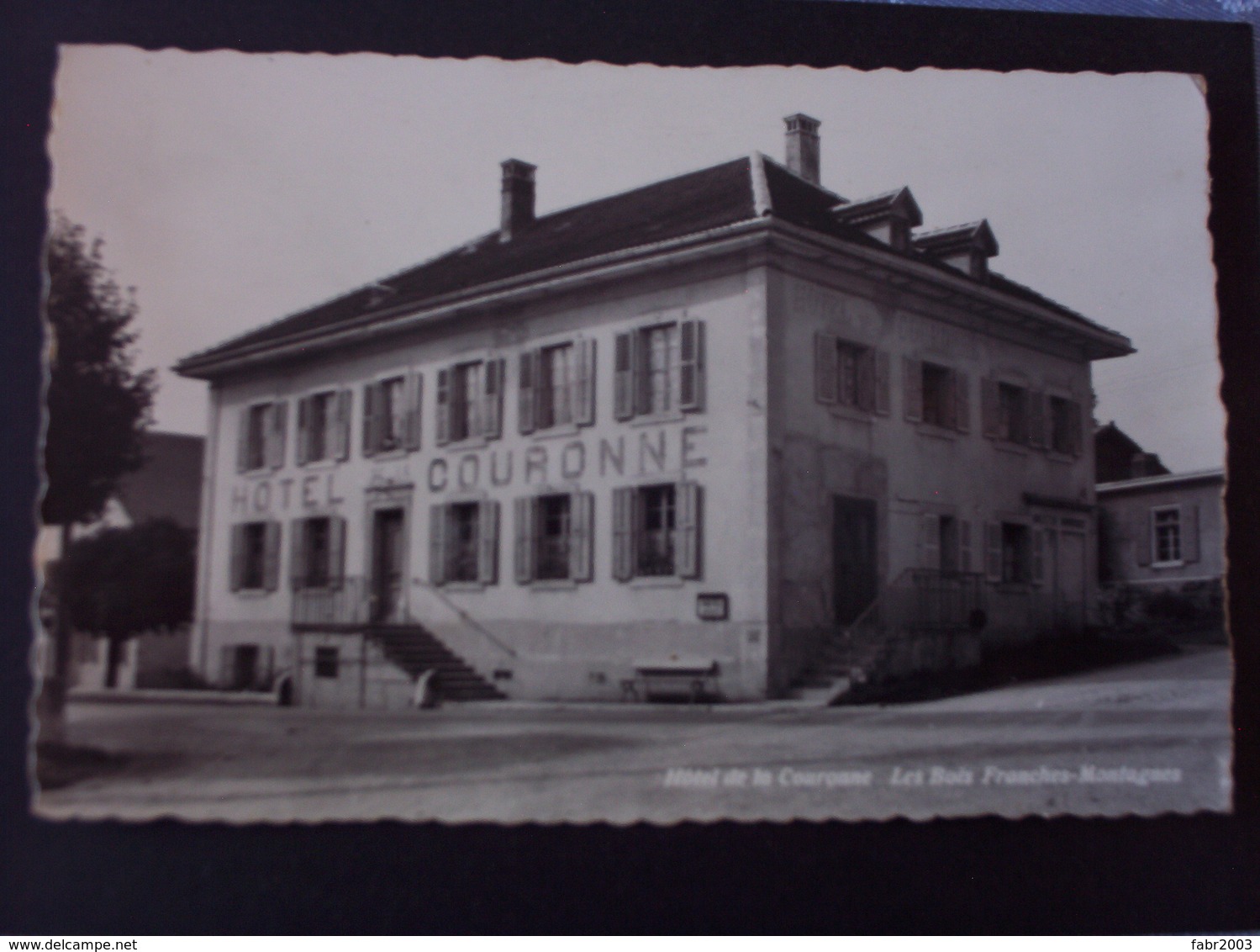 Les Bois Franches Montagnes - Hotel De La Couronne. Rarissime. - Les Bois