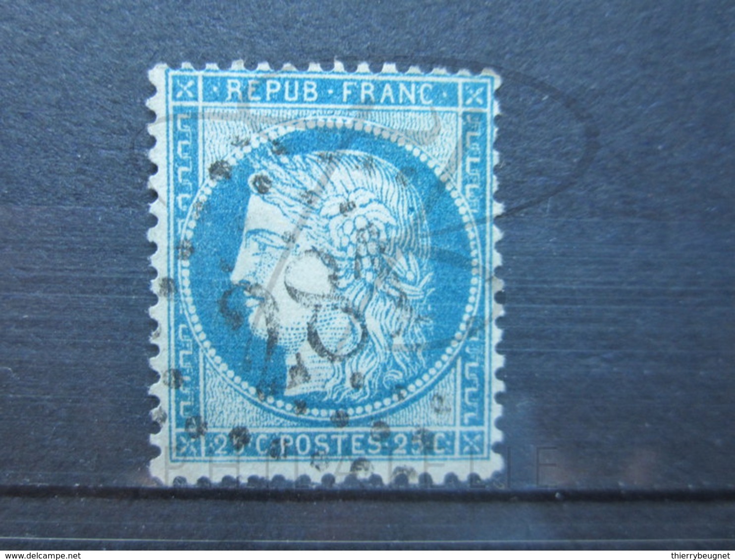 VEND BEAU TIMBRE DE FRANCE N° 60C , G.C. " 281 " !!! - 1871-1875 Cérès