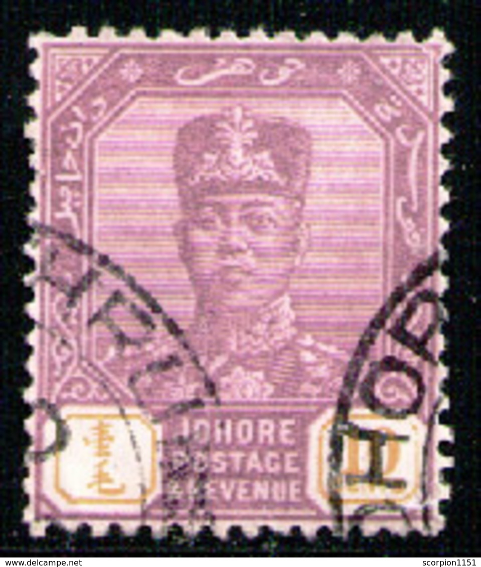 JOHORE 1922 - From Set Used - Johore