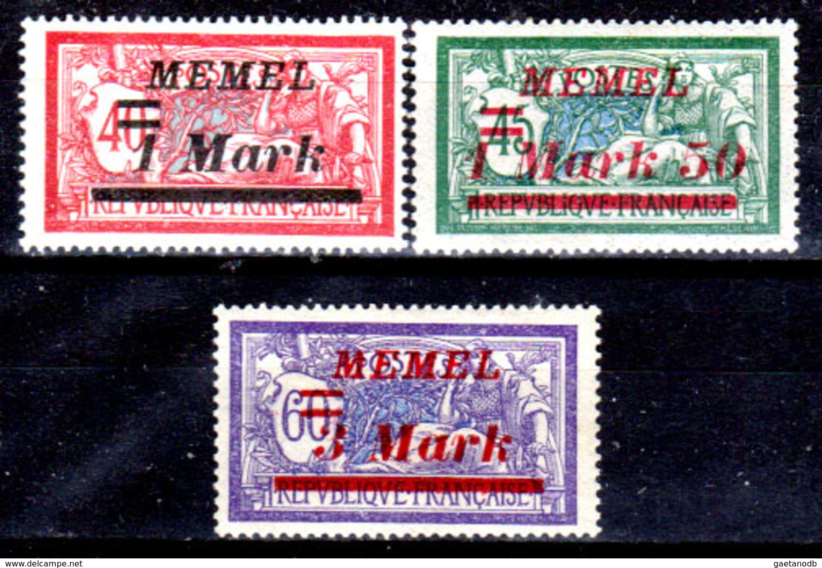 Memel-010 - Emissione 1922 (+) LH - Senza Difetti Occulti.) - Unused Stamps