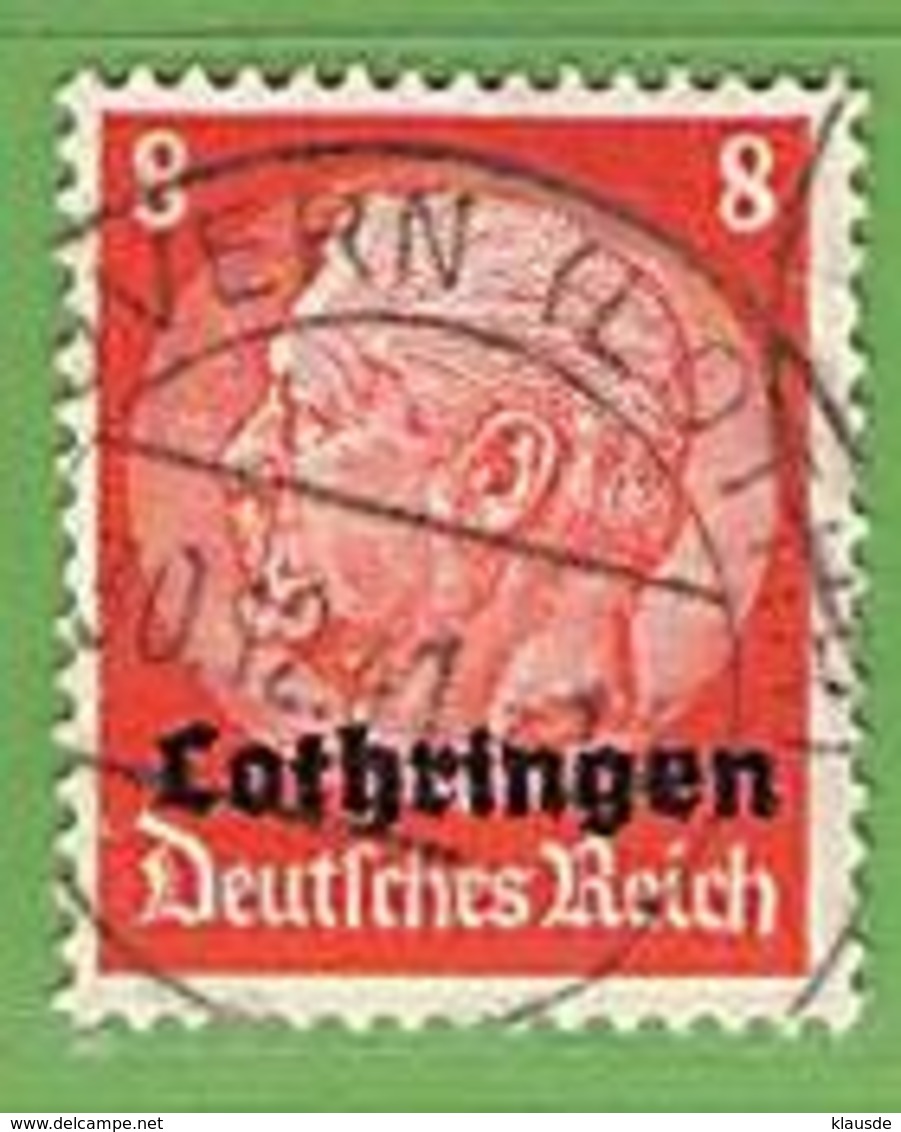 MiNr.5 O Deutschland Besetzte Gebiete II.WK Lothringen - Besetzungen 1938-45