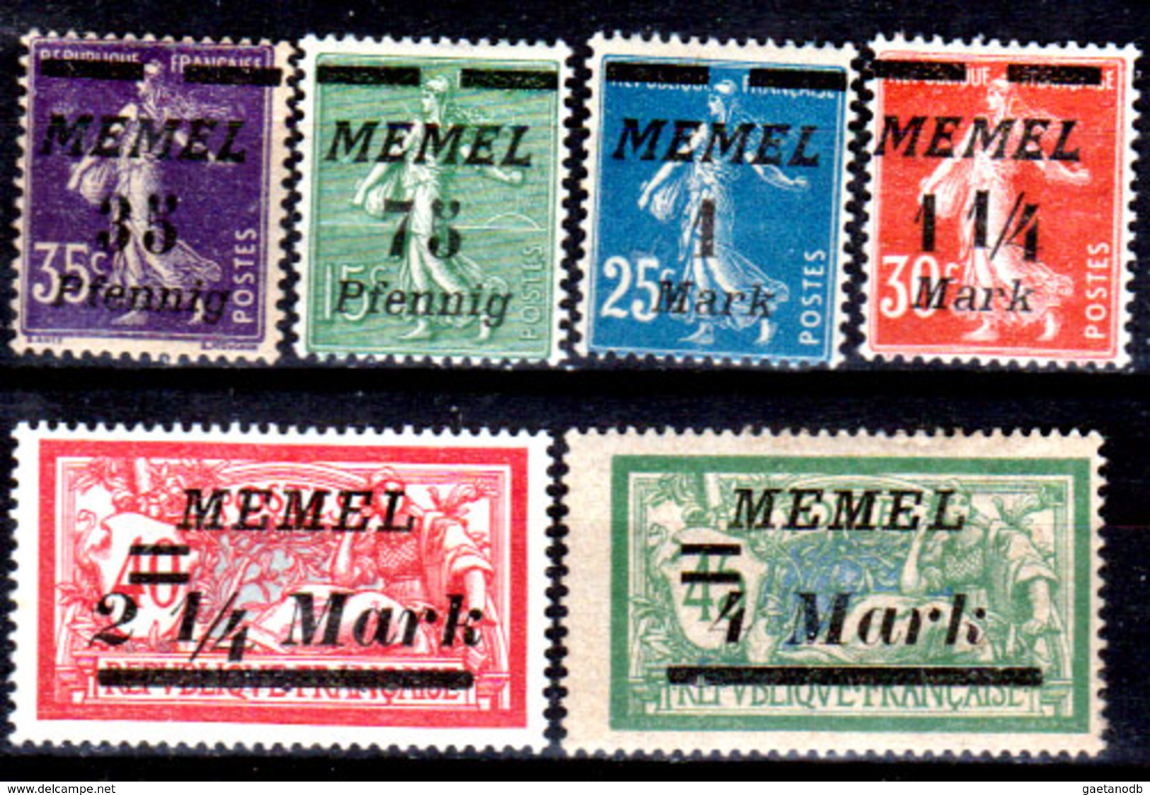 Memel-014 - Emissione 1922 (+) LH - Senza Difetti Occulti.) - Unused Stamps