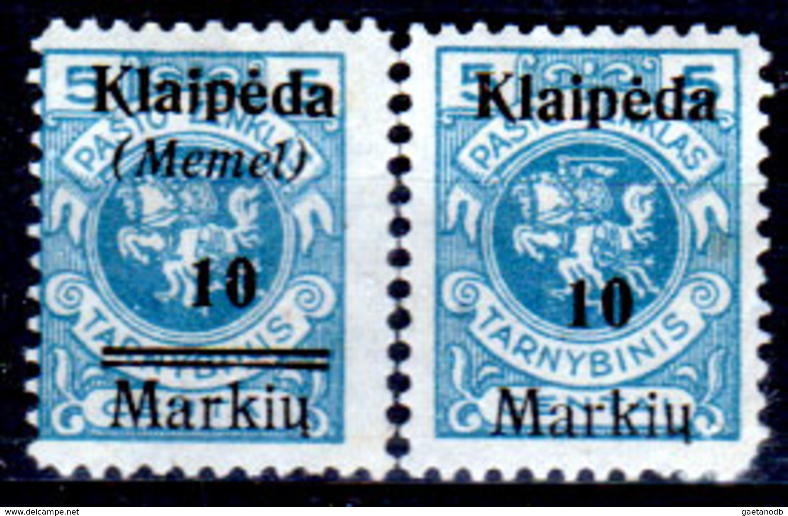 Memel-020 - Emissione 1923 (+) Hinged - Senza Difetti Occulti.) - Unused Stamps