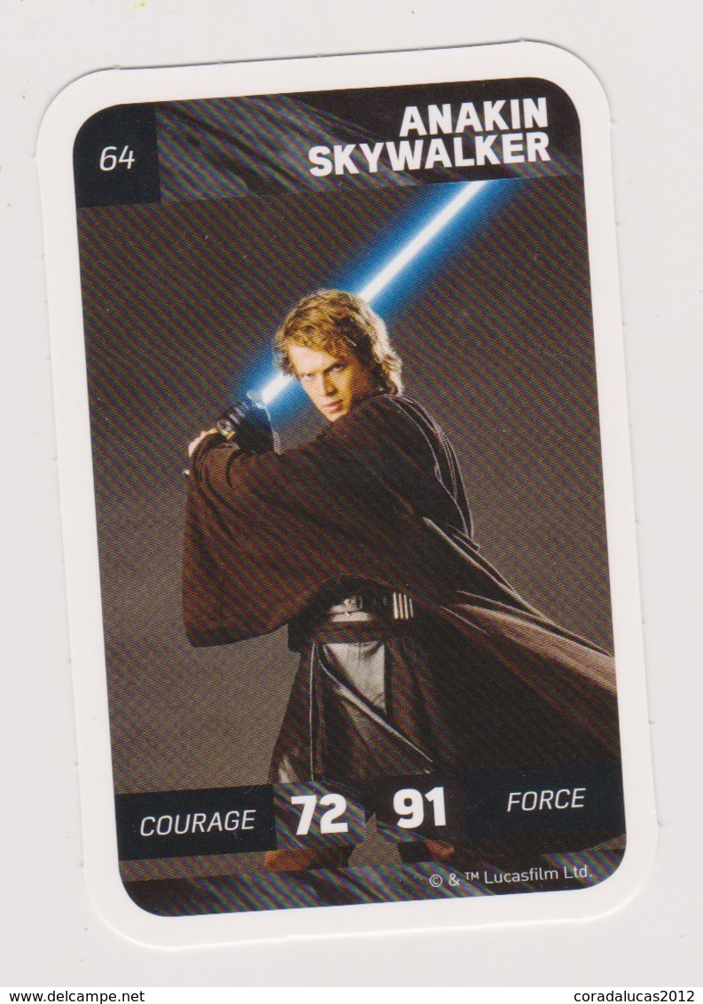 CARTE STAR WARS LECLERC     ANAKIN SKYWALKER  64 - Star Wars