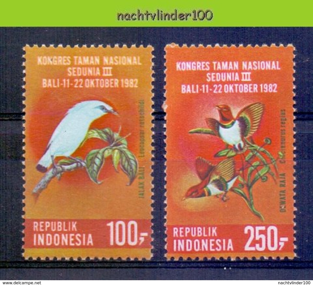 Mgm1125 FAUNA VOGELS BIRDS VÖGEL AVES OISEAUX INDONESIA 1982 PF/MNH - Verzamelingen, Voorwerpen & Reeksen